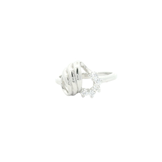 0.99 Ct Cubic Zirconia 925 Sterling Silver Ring
