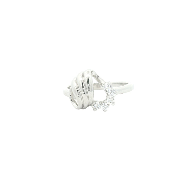 0.99 Ct Cubic Zirconia 925 Sterling Silver Ring
