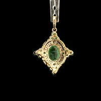 1.79 Ct Oval Emerald 14K Gold Pendant