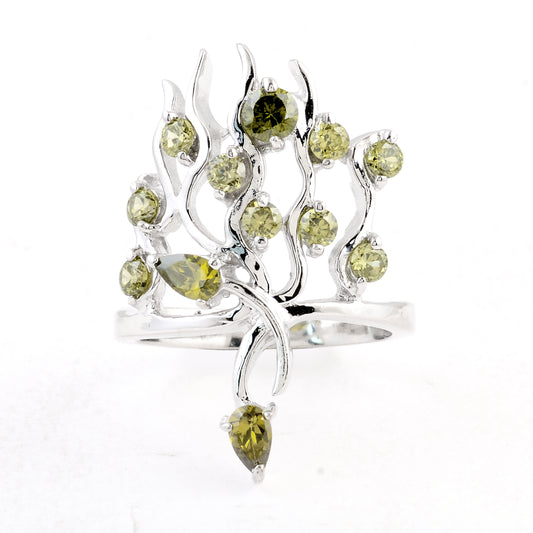 3.45 Ct Cubic Zirconia 925 Sterling Silver Ring