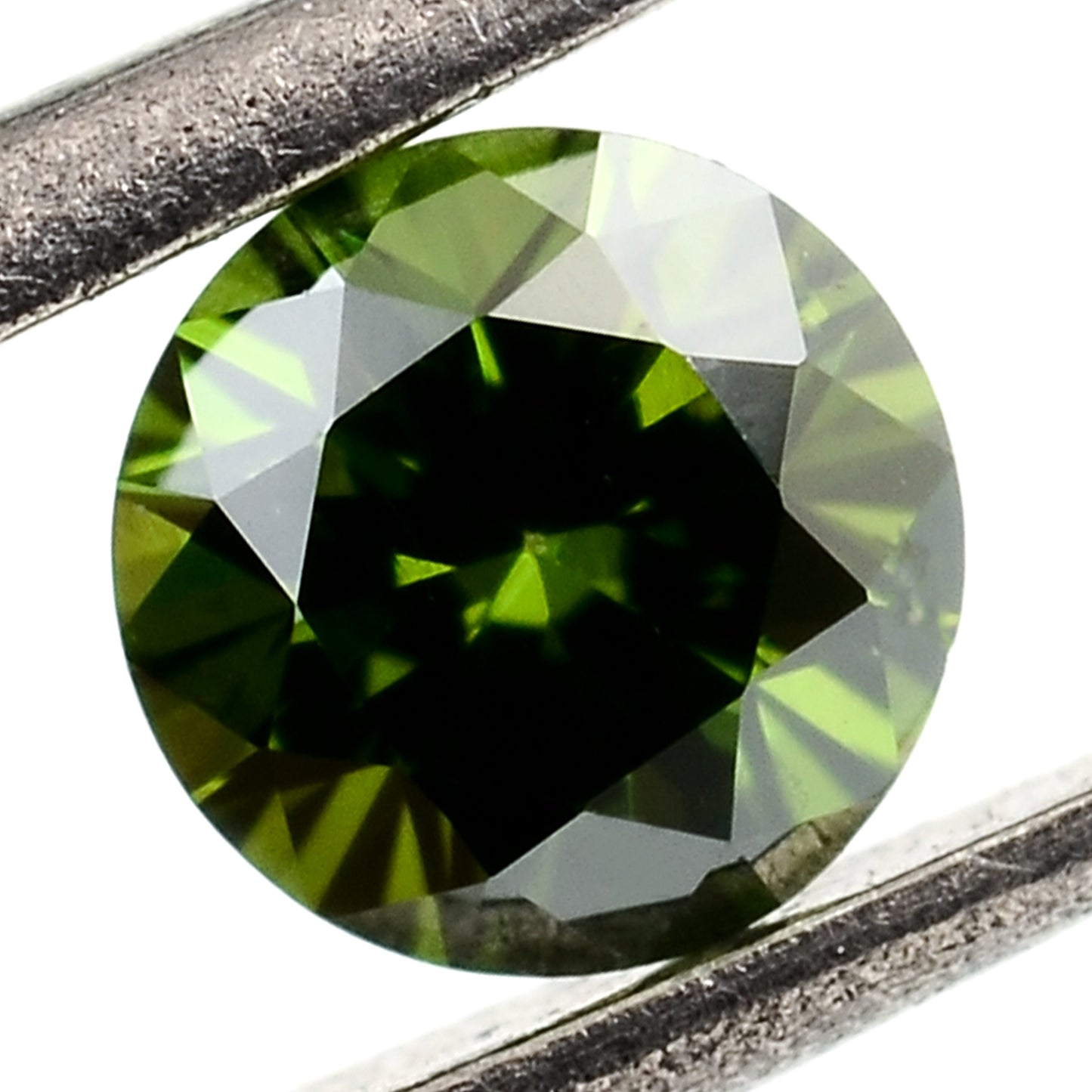 0.60 Green Diamond Round Loose Gemstone