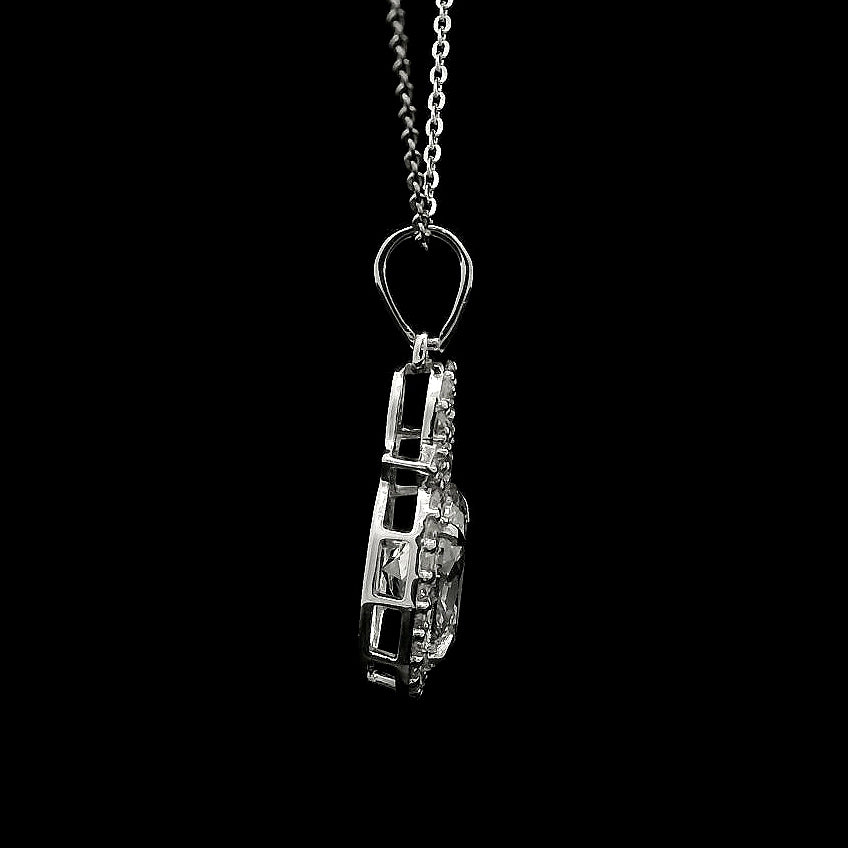 1.81 Carats Lab Grown Diamond 14K Gold Pendant