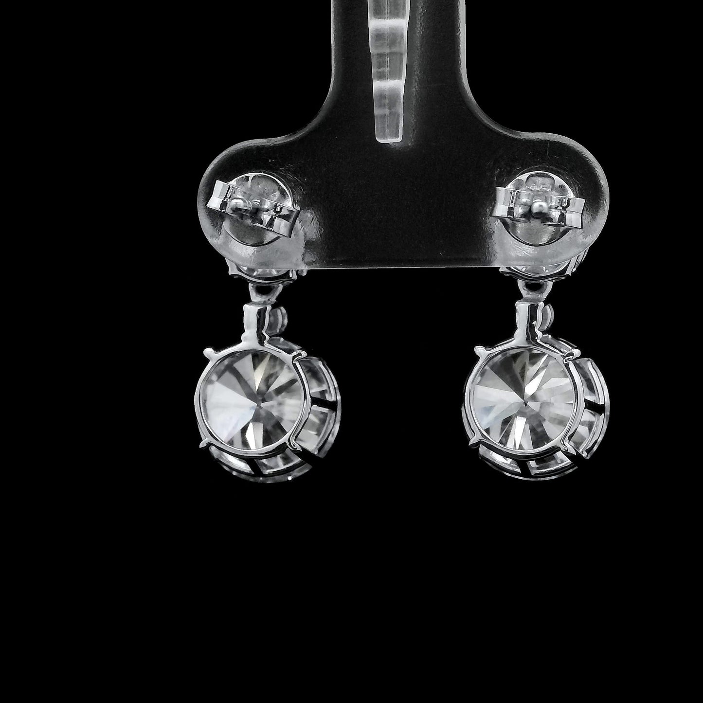 8.45 Ct Round Lab Grown Diamond 14K Gold Earrings