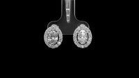 3.09 Carats Lab Grown Diamond 14K Gold Earrings