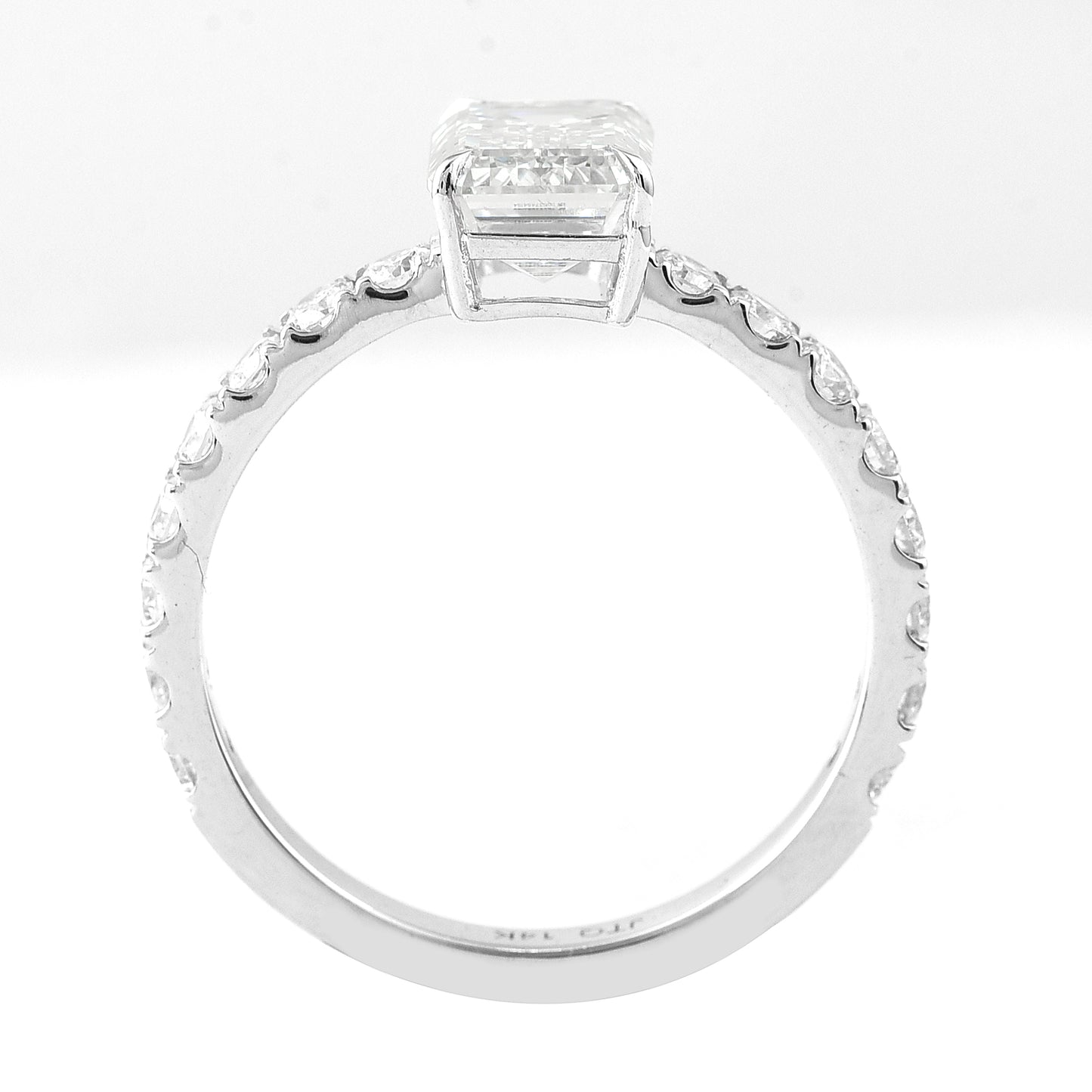 2.35 Carats Lab Grown Diamond 14K Gold Ring