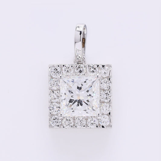 2.30 Carats Lab Grown Diamond 14K Gold Pendant