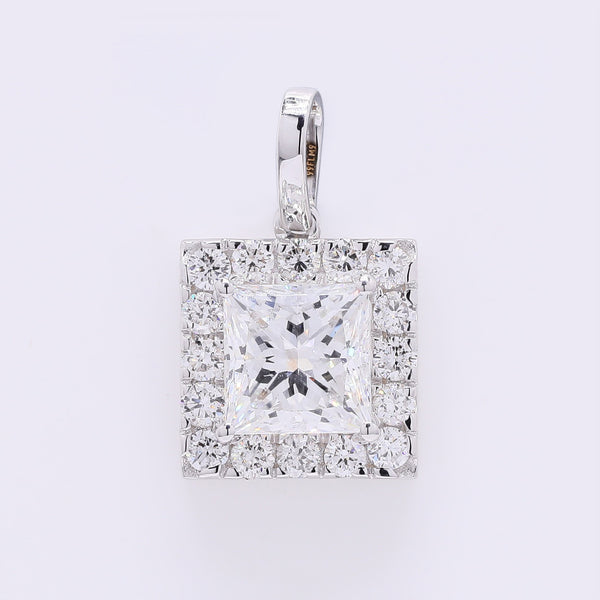 2.30 Carats Lab Grown Diamond 14K Gold Pendant