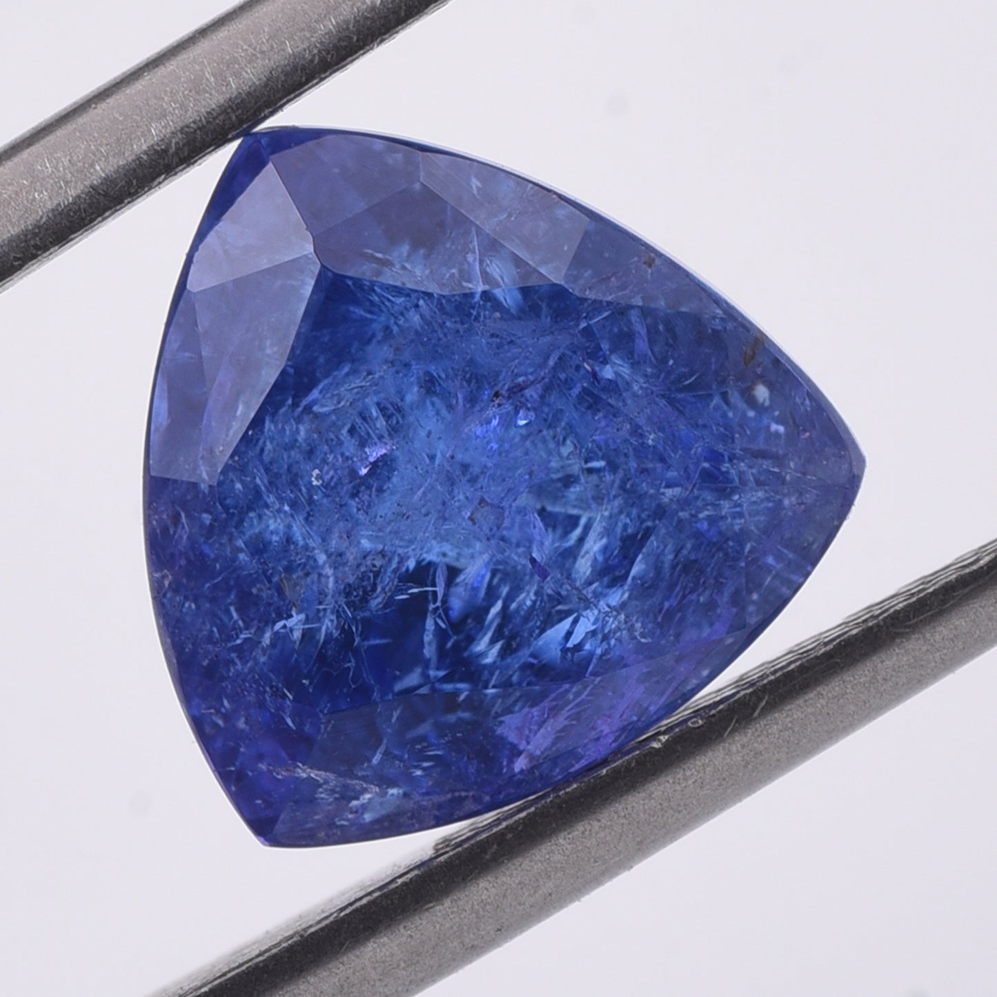 4.65 Natural Zoisite Tanzanite Triangular Mixed Cut Gemstone