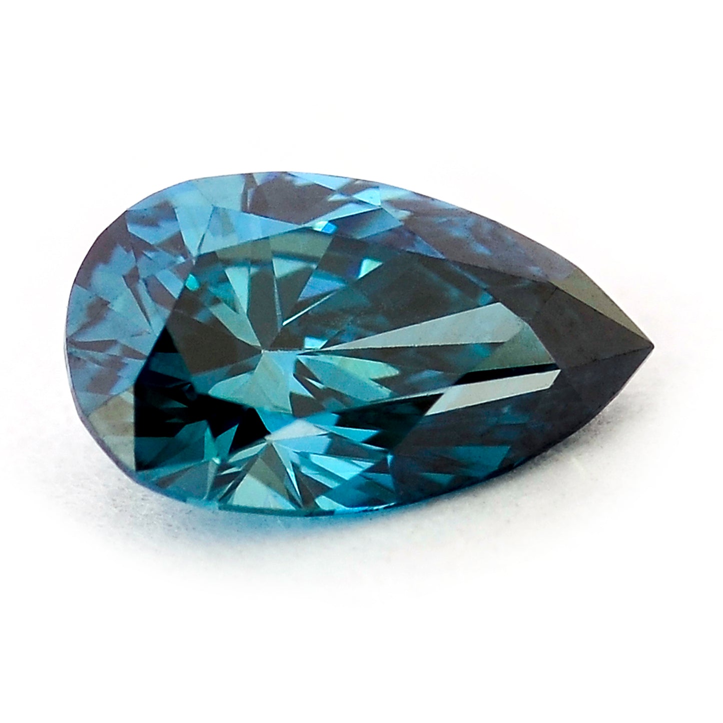 0.36 Blue Diamond Pear Loose Diamond