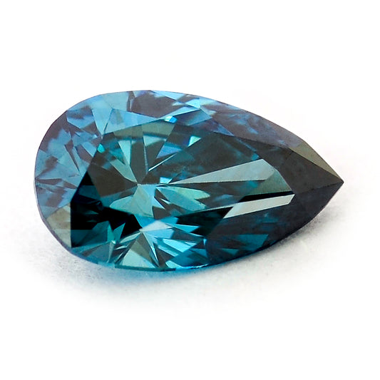0.36 Blue Diamond Pear Loose Diamond