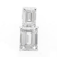 3.55 Carats Lab Grown Diamond 14K Gold Pendant