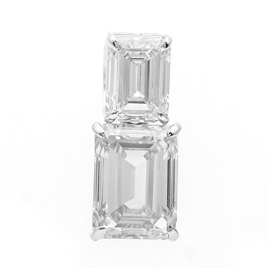 3.55 Carats Lab Grown Diamond 14K Gold Pendant