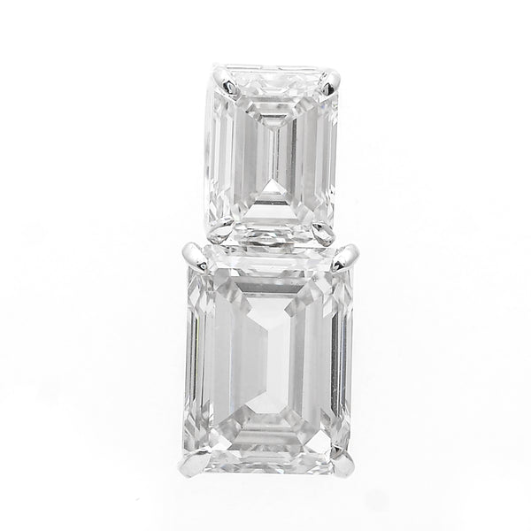3.55 Carats Lab Grown Diamond 14K Gold Pendant