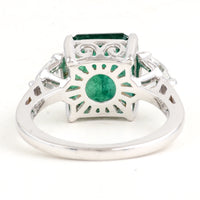 6.00 Carat Natural Beryl Emerald 14K Gold Ring