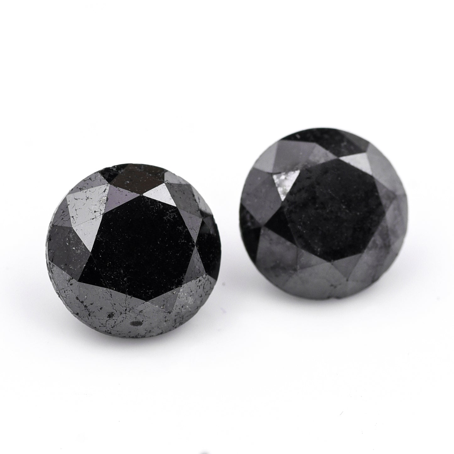5.68 Black Diamond Round Loose Diamond