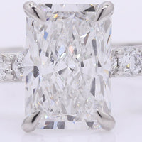 2.45 Carats Lab Grown Diamond 950 Platinum Ring