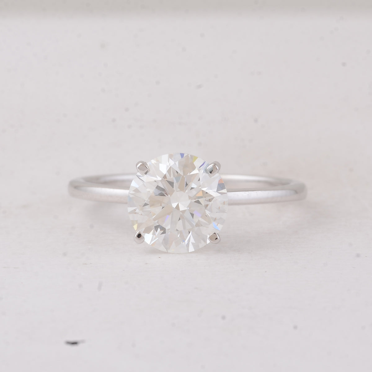 2.05 Carats Lab Grown Diamond 14K Gold Ring