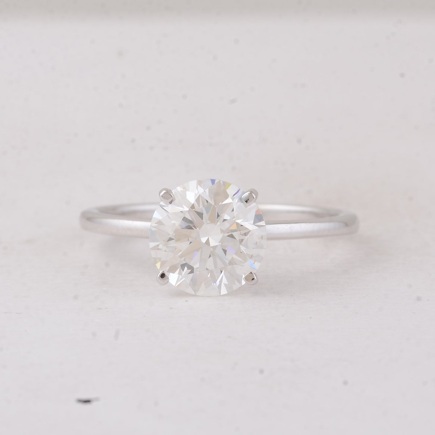 2.05 Carats Lab Grown Diamond 14K Gold Ring