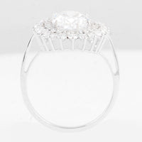 4.05 Carats Lab Grown Diamond 14K Gold Ring