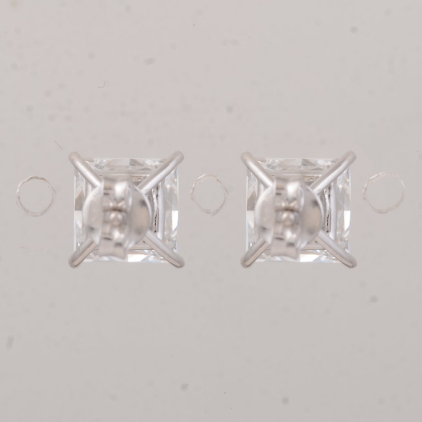 4.06 Carats Lab Grown Diamond 14K Gold Earrings