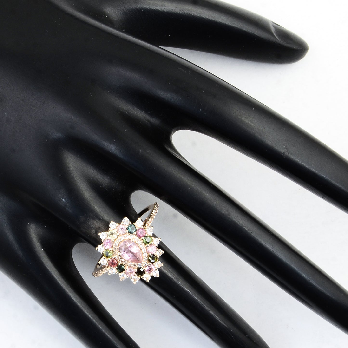 1.42 Ct Pear Tourmaline 14K Gold Ring