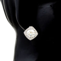 6.27 Carats Lab Grown Diamond 14K Gold Earrings