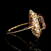 8.19 Ct Oval Kunzite 14K Gold Ring