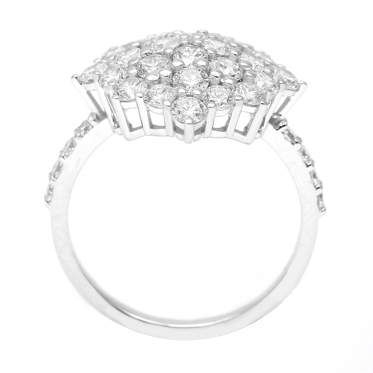 2.10 Carats Lab Grown Diamond 14K Gold Ring