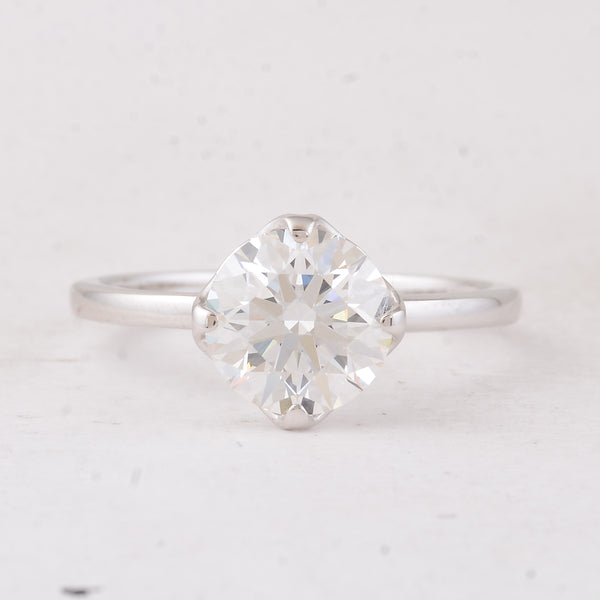 2.03 Carats Lab Grown Diamond 14K Gold Ring