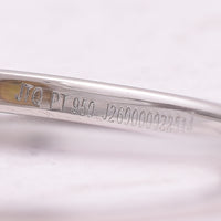 2.76 Ct Oval Cabochon Cut Natural Tourmaline 950 Platinum Ring