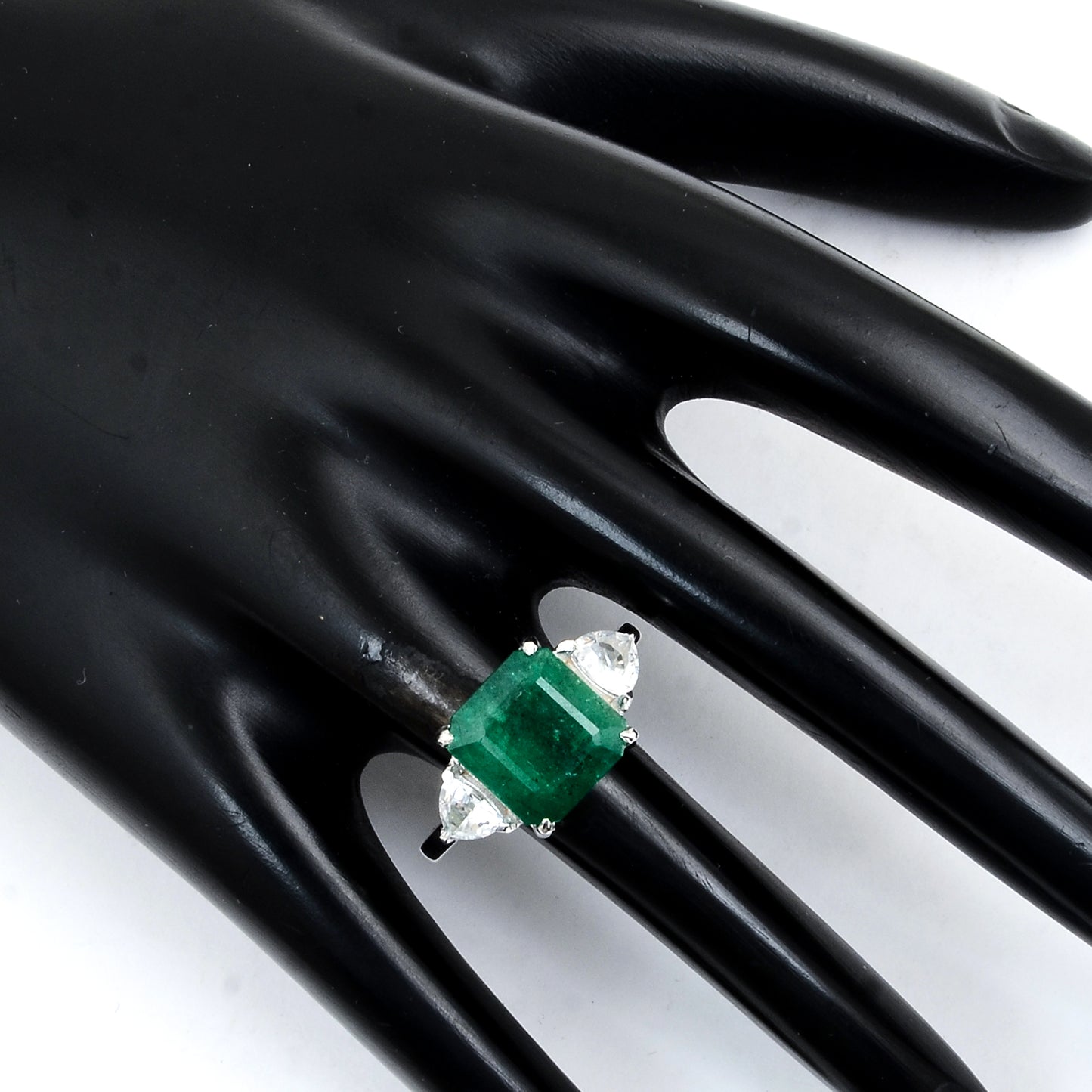 6.00 Carat Natural Beryl Emerald 14K Gold Ring