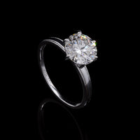 2.10 Carats Lab Grown Diamond 14K Gold Ring