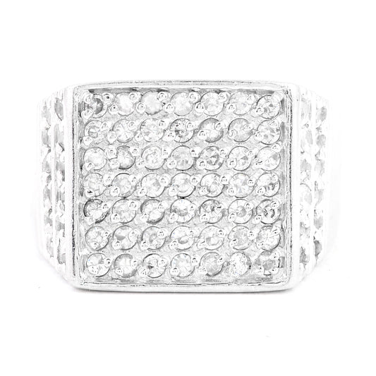 9.16 Ct Cubic Zirconia 925 Sterling Silver Ring