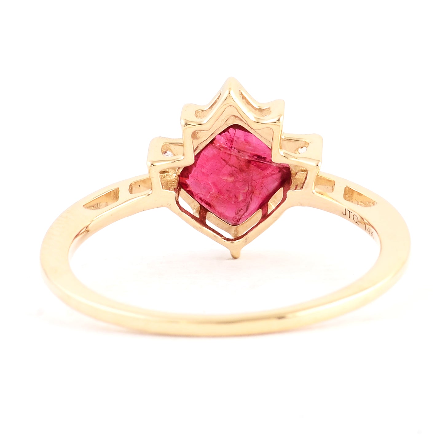 1.16 Ct Square Spinel 14K Gold Ring