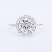 2.62 Carats Lab Grown Diamond 14K Gold Ring