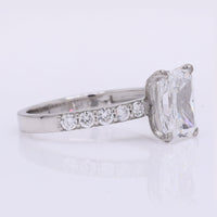 2.32 Carats Lab Grown Diamond 950 Platinum Ring