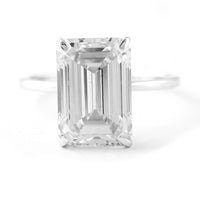 6.46 Carats Lab Grown Diamond 14K Gold Ring