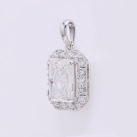 2.34 Carats Lab Grown Diamond 14K Gold Pendant