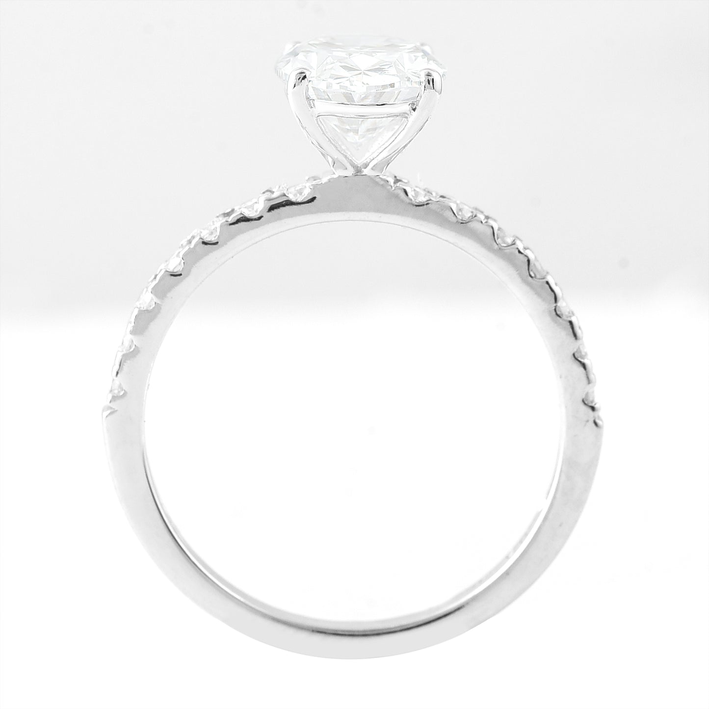 2.31 Carats Lab Grown Diamond 14K Gold Ring