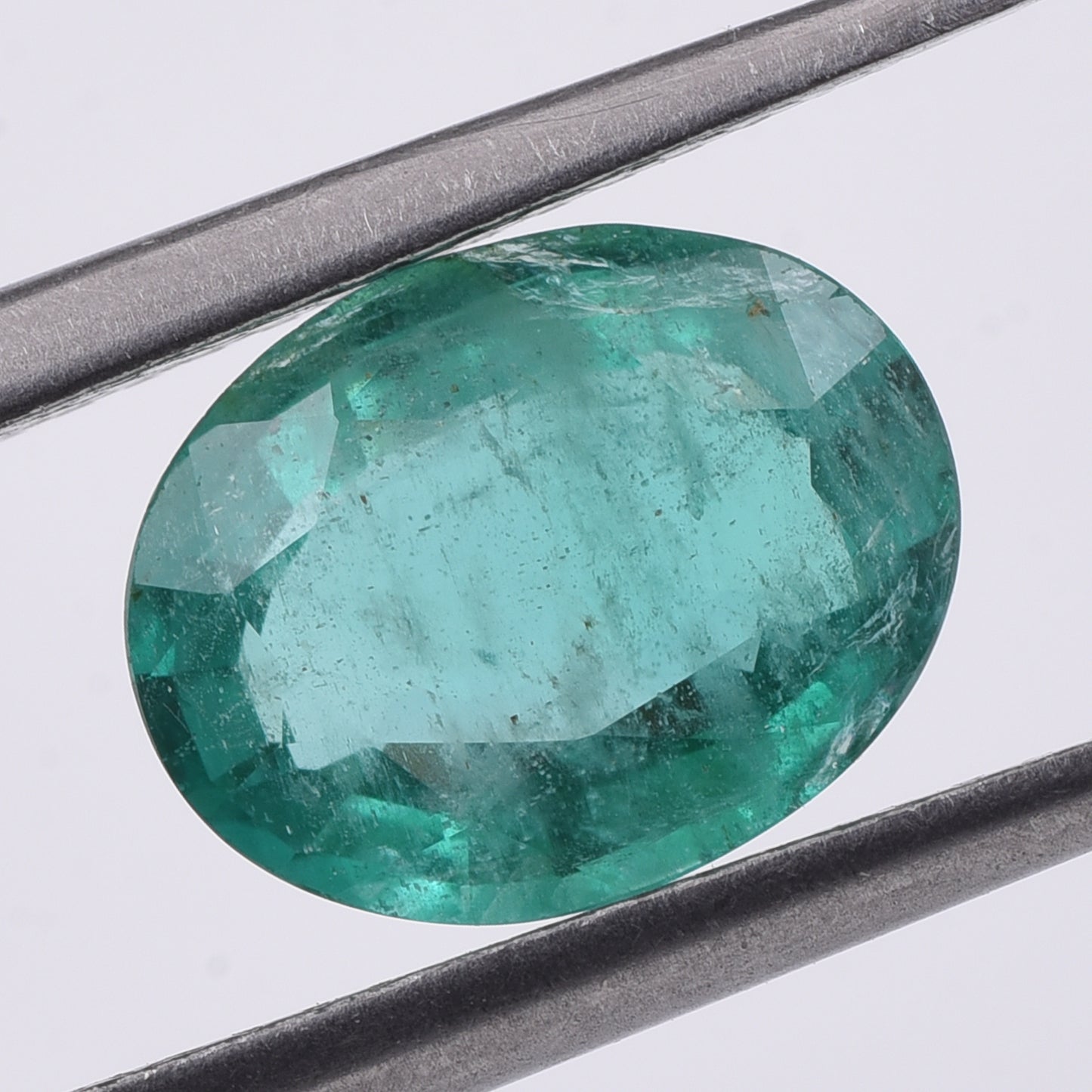 1.93 Natural Beryl Emerald Oval Mixed Cut Gemstone