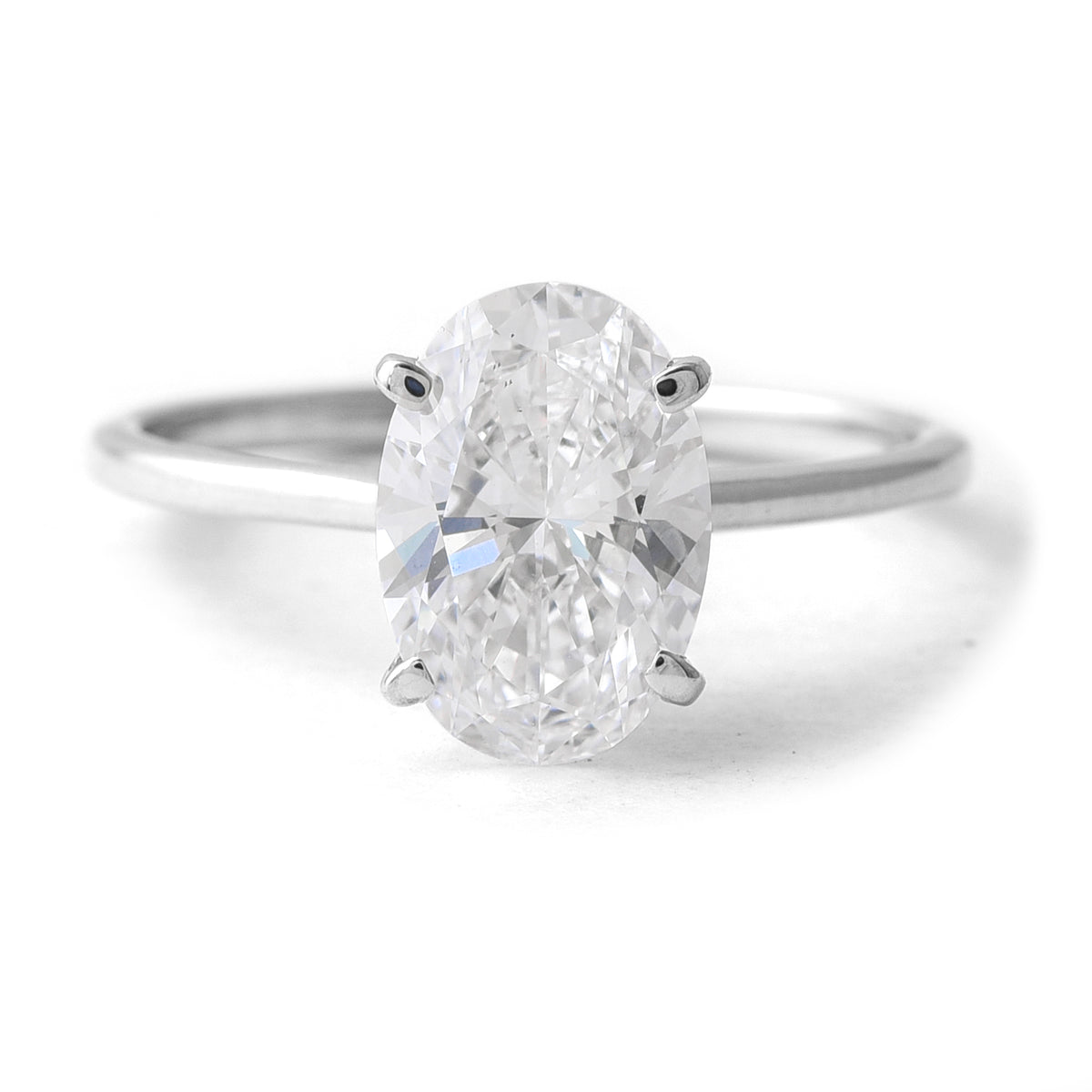2.07 Carats Lab Grown Diamond 14K Gold Ring