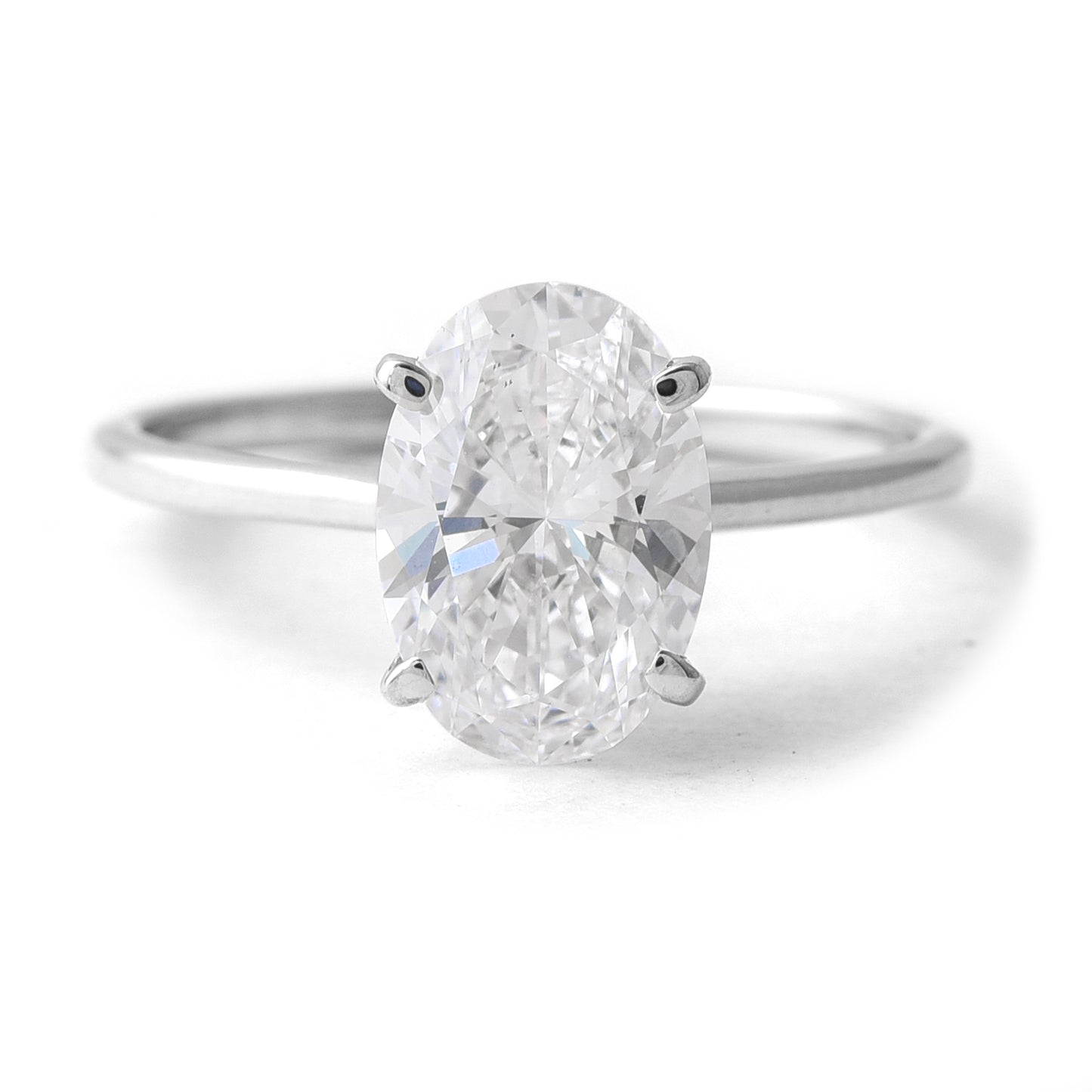 2.07 Carats Lab Grown Diamond 14K Gold Ring