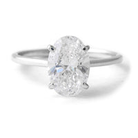 2.07 Carats Lab Grown Diamond 14K Gold Ring