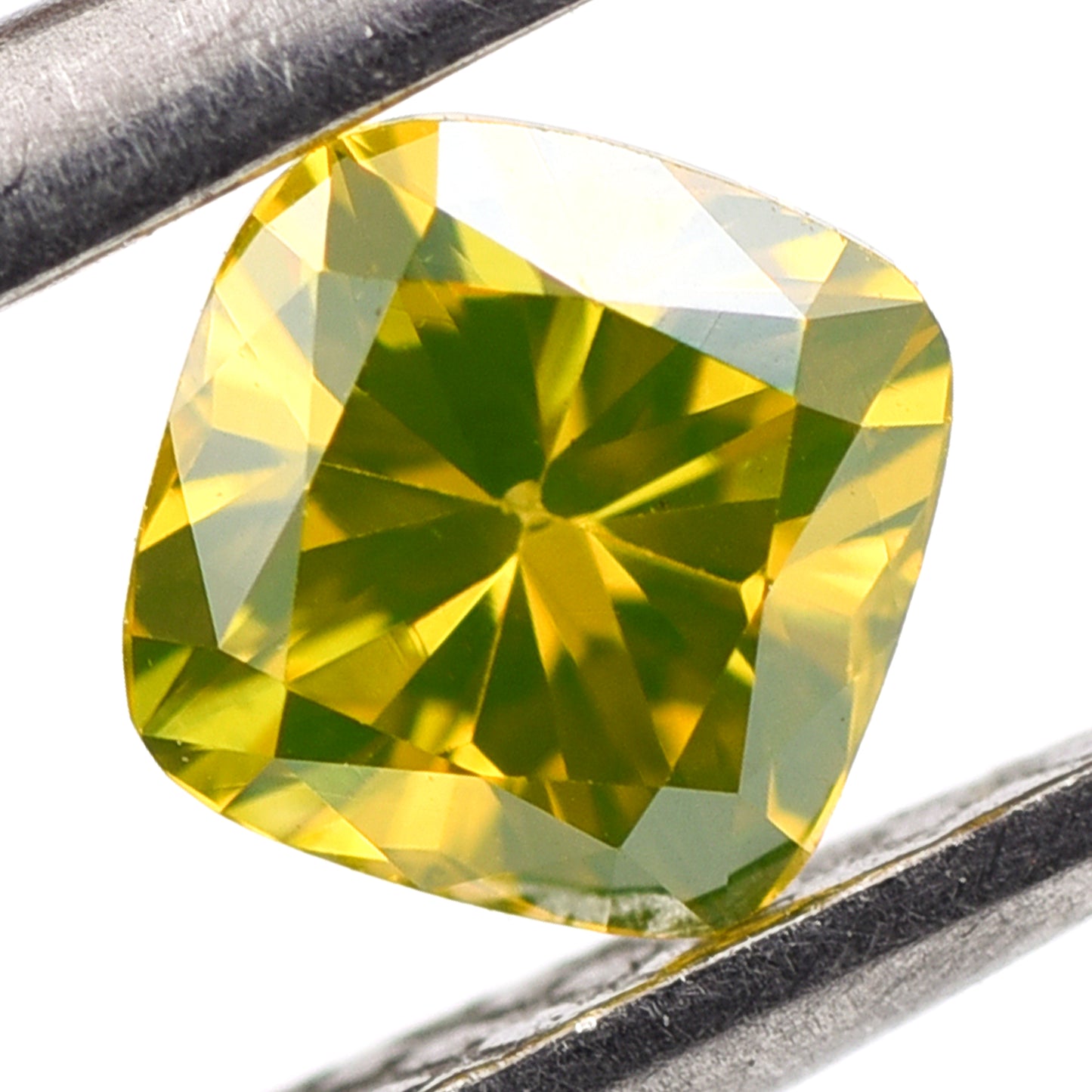 0.28 Yellow Diamond Cushion Loose Diamond