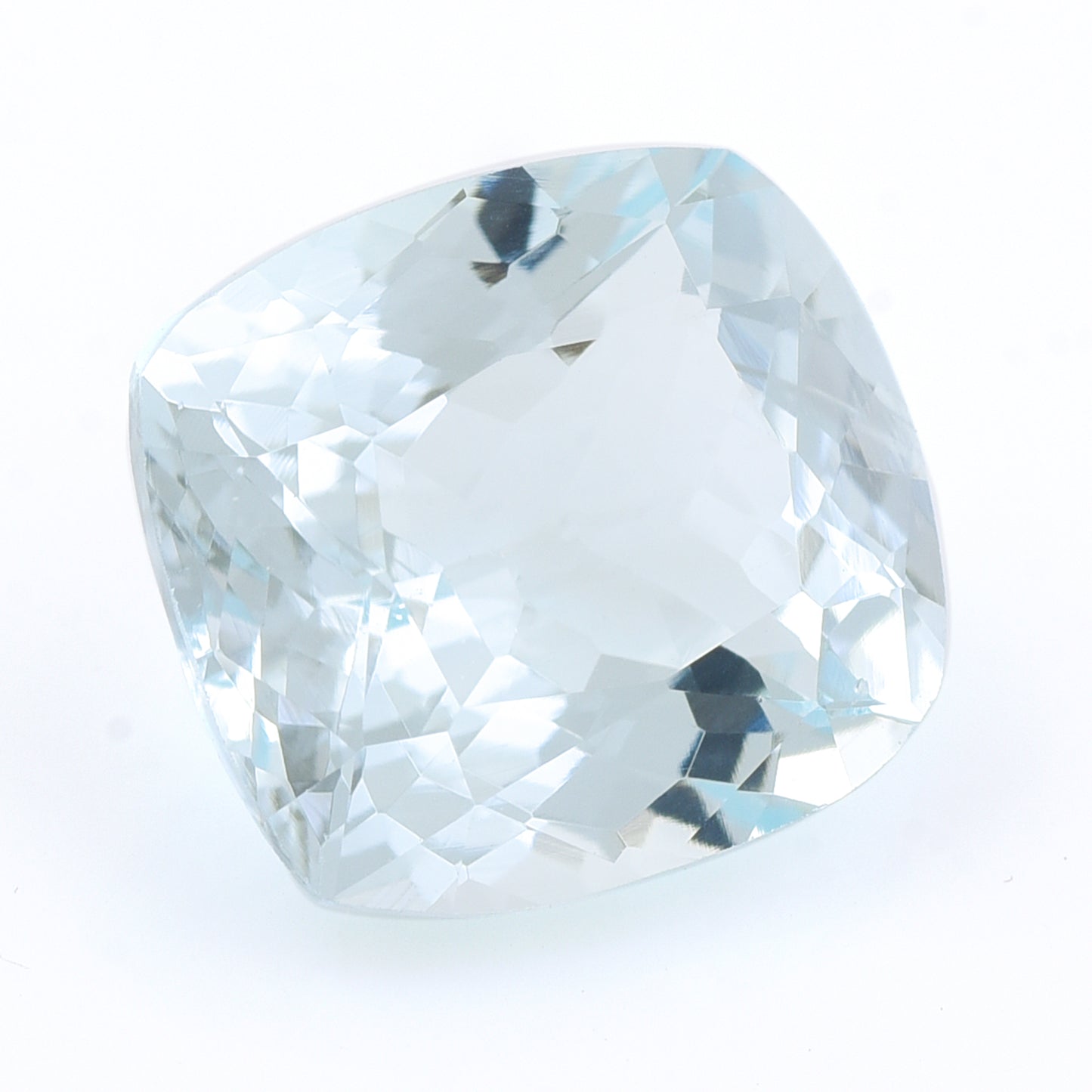 4.15 Natural Beryl Aquamarine Rectangular Cushion Mixed Cut Gemstone