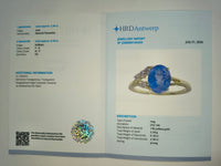 2.48 Ct Oval Natural Tanzanite 14K Gold Ring