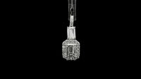 3.61 Carats Lab Grown Diamond 14K Gold Pendant