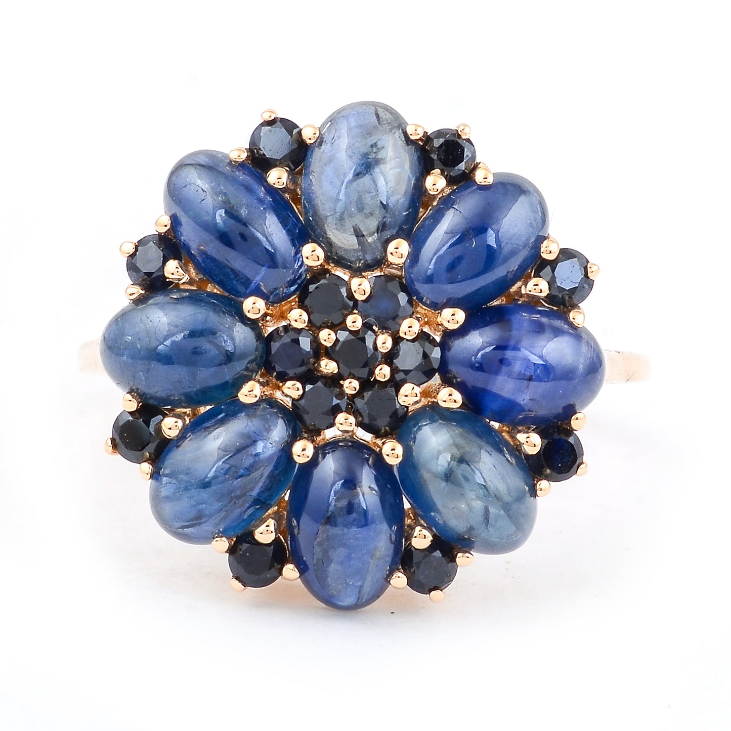 5.84 Ct Oval Sapphire 14K Gold Ring
