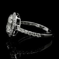 2.07 Carats Lab Grown Diamond 14K Gold Ring