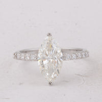 2.35 Carats Lab Grown Diamond 14K Gold Ring